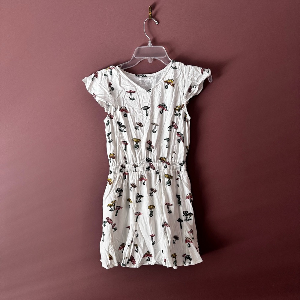 O'Neill White Kids Dress with Fun Print